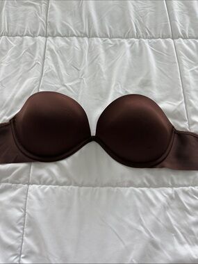 Victoria's Secret Strapless Smooth Bra - Chocolate Brown